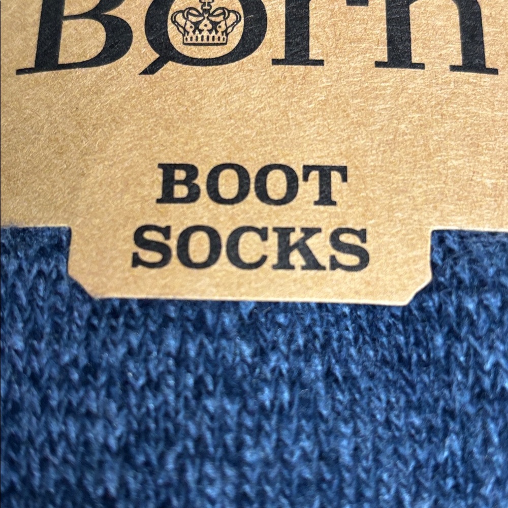 New Born Socks 2 Pair Men’s Blue Super Soft Boot Socks Casual Activewear Classic - Picture 9 of 13